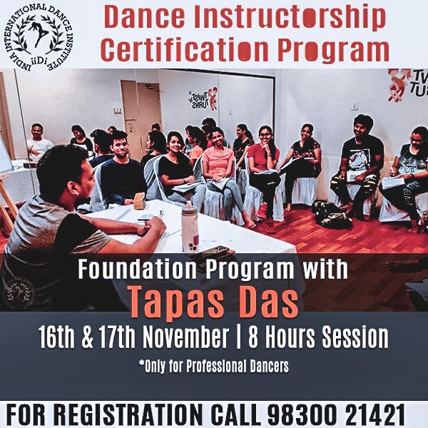 Dance Instructorship Certification Program (DICP 3)