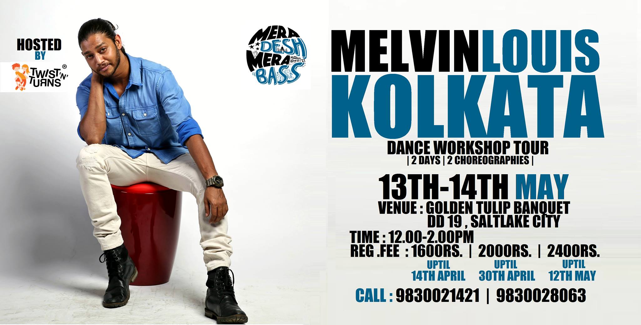MELVIN LOUIS WORKSHOP | 13th &amp; 14th May 2017